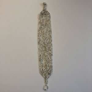 White Beaded Bracelet